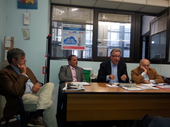 L'avv. Vincenzo Improta (Presidente del Sindacato Forense di Napoli),  l'Avv. Alessandro Numis (Foro di Napoli), l'Avv. Giovanni Delucca (Foro di Bologna), l'Avv. Paolo Pannella (Foro di Napoli)