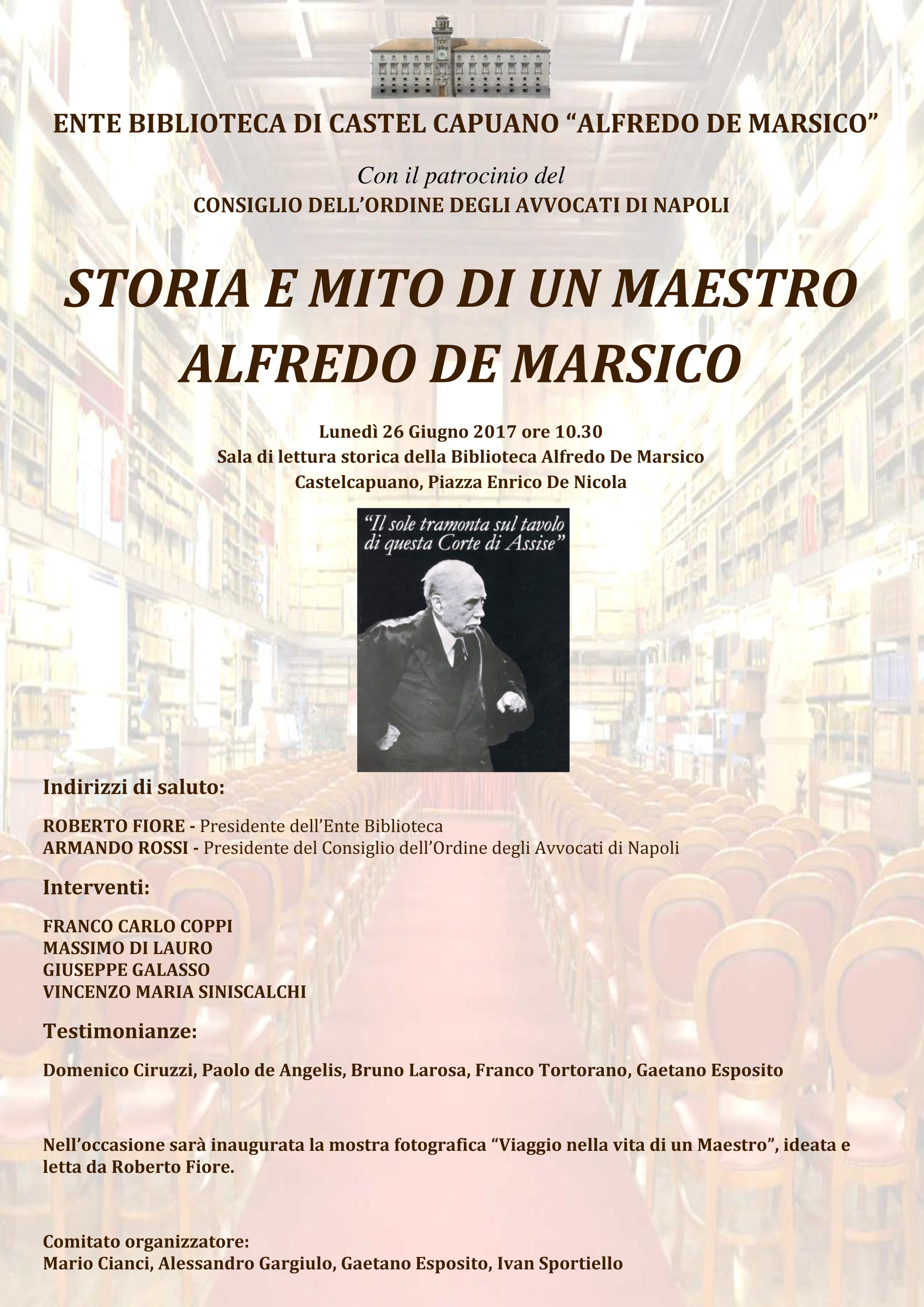 Storia e mito di un maestro