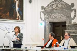 Discorso Casellati con Corbi e d'Alessandro