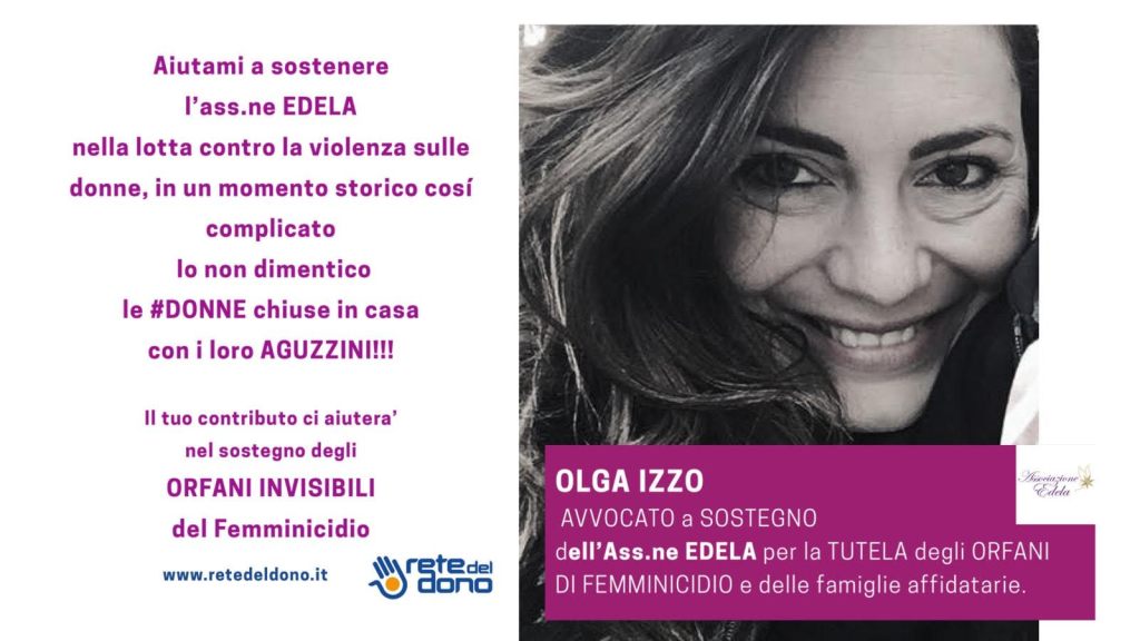 Emergenza Coronavirus: le altre vittime. La campagna solidale in favore degli orfani di&nbsp;femminicidio
