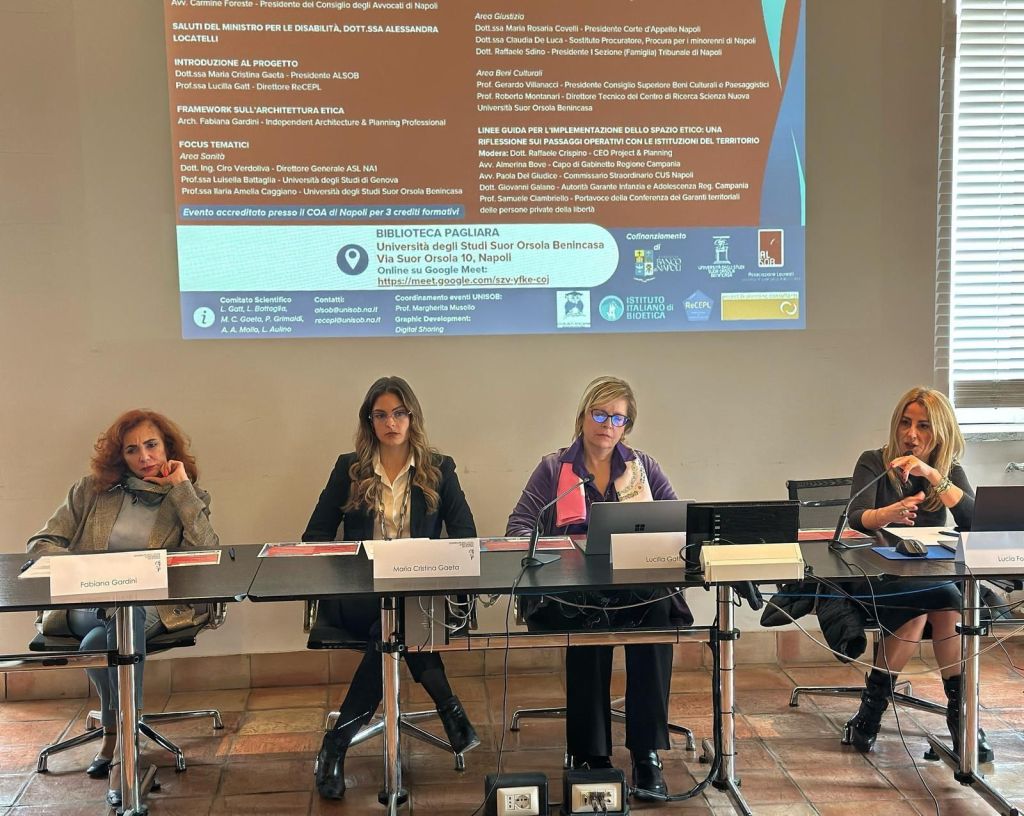 Scuole, carceri e ospedali più accoglienti e inclusivi: nasce a Napoli la prima Scuola universitaria di formazione allo Spazio&nbsp;Etico